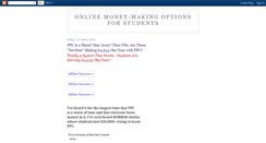 Desktop Screenshot of onlinemakingmoneyforstudents2010.blogspot.com