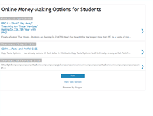 Tablet Screenshot of onlinemakingmoneyforstudents2010.blogspot.com