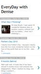 Mobile Screenshot of everydaywithdenise.blogspot.com
