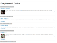 Tablet Screenshot of everydaywithdenise.blogspot.com