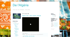 Desktop Screenshot of algeriealgerie.blogspot.com