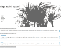 Tablet Screenshot of dagsattblivuxen.blogspot.com