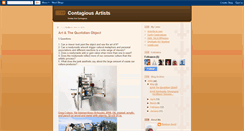 Desktop Screenshot of contagiousartists.blogspot.com