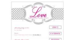 Desktop Screenshot of lovedesigncompany.blogspot.com