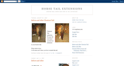 Desktop Screenshot of horsetailextensions.blogspot.com