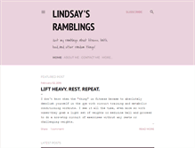 Tablet Screenshot of lindsaycappotelli.blogspot.com