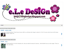 Tablet Screenshot of ele2design.blogspot.com