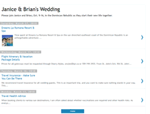 Tablet Screenshot of janiceandbishie.blogspot.com