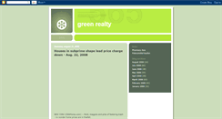 Desktop Screenshot of greenrealty.blogspot.com