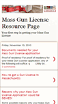Mobile Screenshot of massgunlicense.blogspot.com