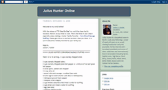 Desktop Screenshot of juliuskhunter.blogspot.com