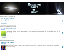 Tablet Screenshot of crossingpointoflight.blogspot.com