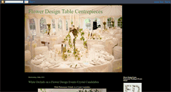 Desktop Screenshot of flowerdesigntablecentrepieces.blogspot.com