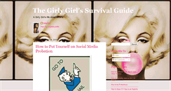 Desktop Screenshot of girlygirlsurvivalguide.blogspot.com