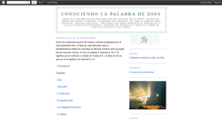 Desktop Screenshot of conociendolapalabradedios.blogspot.com