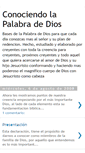 Mobile Screenshot of conociendolapalabradedios.blogspot.com