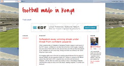 Desktop Screenshot of footballmadeinkenya.blogspot.com