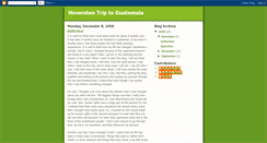 Desktop Screenshot of hoversten-guatemala.blogspot.com