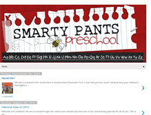Tablet Screenshot of littlesmartypantspreschool.blogspot.com