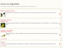 Tablet Screenshot of lorosenargentina.blogspot.com