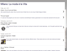 Tablet Screenshot of italiamodaearte.blogspot.com