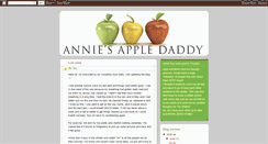 Desktop Screenshot of anniesappledaddy.blogspot.com