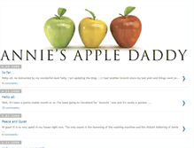 Tablet Screenshot of anniesappledaddy.blogspot.com