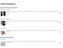 Tablet Screenshot of heidishepherd.blogspot.com