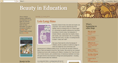 Desktop Screenshot of beauty-in-education.blogspot.com