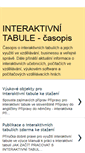 Mobile Screenshot of interaktivni-tabule-pripravy.blogspot.com