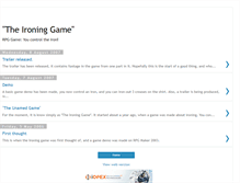 Tablet Screenshot of ironinggame.blogspot.com