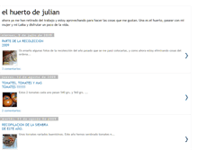 Tablet Screenshot of elhuertodejulianybarbara.blogspot.com