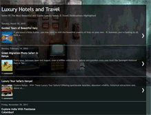 Tablet Screenshot of luxuryhotelsandtravel.blogspot.com