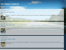 Tablet Screenshot of gosassysisters.blogspot.com