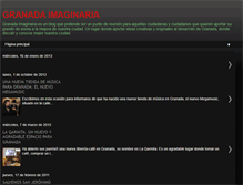Tablet Screenshot of granadaimaginaria.blogspot.com