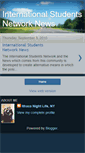 Mobile Screenshot of internationalstudentsnetwork.blogspot.com
