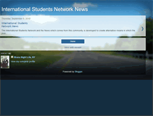 Tablet Screenshot of internationalstudentsnetwork.blogspot.com