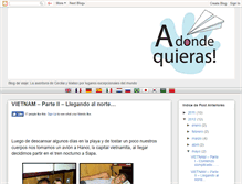 Tablet Screenshot of adondequieras.blogspot.com