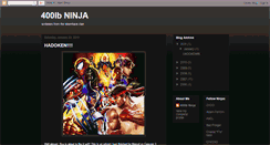 Desktop Screenshot of 400lbninja.blogspot.com