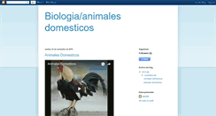 Desktop Screenshot of biologiaanimalesdomesticos.blogspot.com