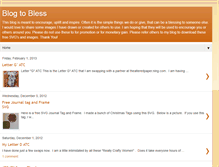 Tablet Screenshot of blogtobless.blogspot.com