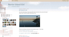 Desktop Screenshot of barrierislandgirl.blogspot.com