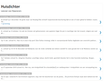 Tablet Screenshot of huisdichter.blogspot.com