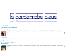 Tablet Screenshot of lagarderobebleue.blogspot.com