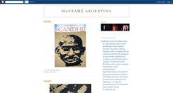 Desktop Screenshot of macrameargentina.blogspot.com