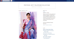 Desktop Screenshot of petersit-watercolours.blogspot.com