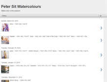 Tablet Screenshot of petersit-watercolours.blogspot.com
