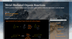 Desktop Screenshot of metalorganicreactions.blogspot.com
