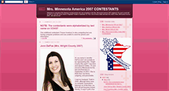 Desktop Screenshot of mrsmn2007contestants.blogspot.com