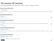 Tablet Screenshot of 192muertos192mentiras.blogspot.com